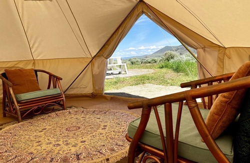 Hot Springs House | Gorgeous Pet-Friendly Bell Tent Retreat in Hot Spings, Montana