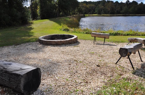 Bellville RV Rental | Gorgeous Retreat and Event Hall with Private 8 Acre Stocked Fishing Lake