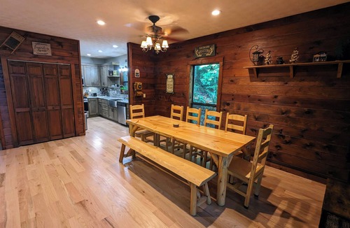 Ellijay Cabin | Gorgeous Riverfront Home - Stunning views on Rushing River with Recent Updates!