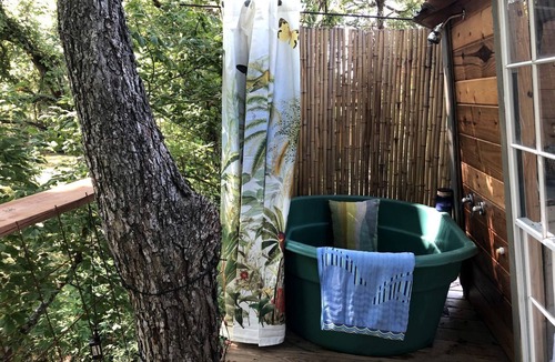 Willis House | Gorgeous Tree House Rental with Lake Views for Glamping in Texas