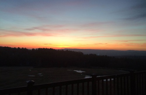 Springfield Apartment | Gorgeous Vermont sunrises