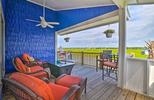 Murrells Inlet House | Gorgeous Waterfront Home with Boat Dock Access!