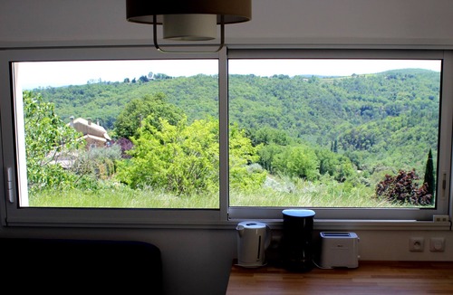 Saint-Julien-de-Peyrolas House | Gorges de l'Ardèche - Gite 4/6 pers + private pool on wooded park and garrigue