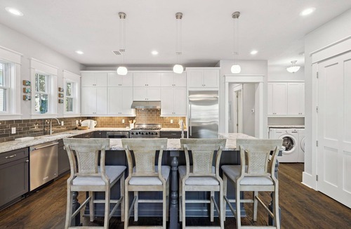 Forest District House | Gourmet Chef's Kitchen! Multiple Porches! 4 Bikes!