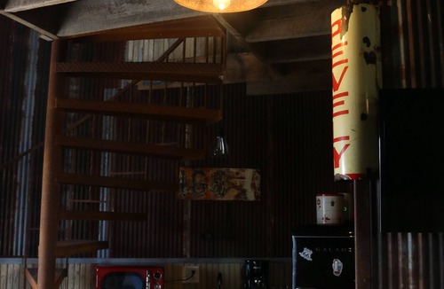 Elkland House | Grain Bin that has been converted into a unique overnight rental.