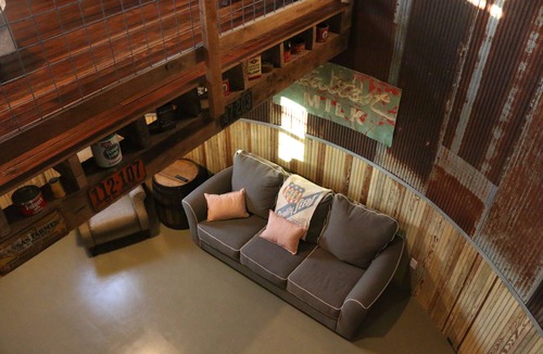 Elkland House | Grain Bin that has been converted into a unique overnight rental.