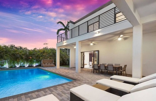 South Miami House | Granada (Short-Term) · Lux Modern Mansion + Heated Pool