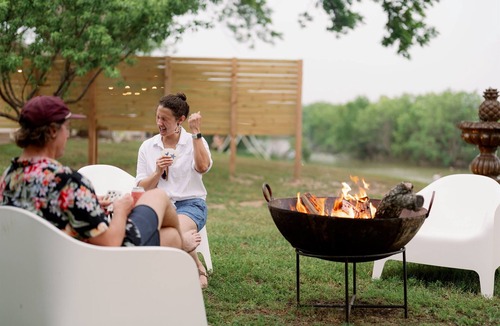 Dennis House | Granbury Luxury Lakefront Skoolie | Sleeps 4