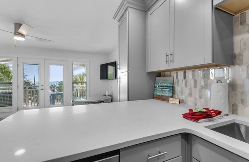 Crystal Beach Condo | Grand Caribbean West - top floor unit! - Gulf Views! - Steps to Beach!