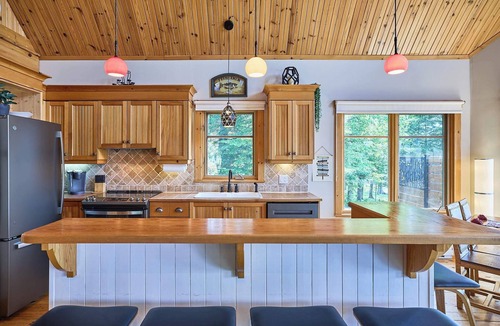 Pohenegamook Ski Chalet | Grand Chêne | Private Spa & Lakefront