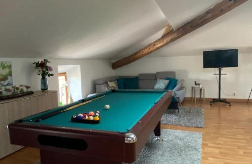 Socourt Apartment | Grand loft avec billard et Netflix