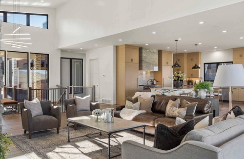 Park City House | Grand Mountain Estate near Park City with Sport Court and Theater