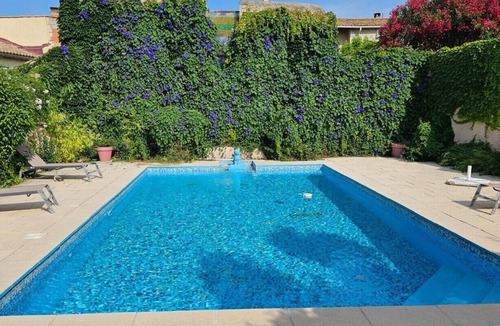 Capestang Villa | Grand old Villa with pool in the heart of Capestang town (on the Canal du Midi)