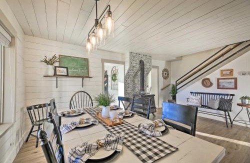 Blue House | Grand Porch & Peaceful Setting! Luna Farmhouse