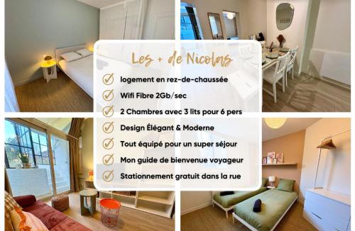 Arras Apartment | Grand RDC 6 Pers Arras Stationnement gratuit