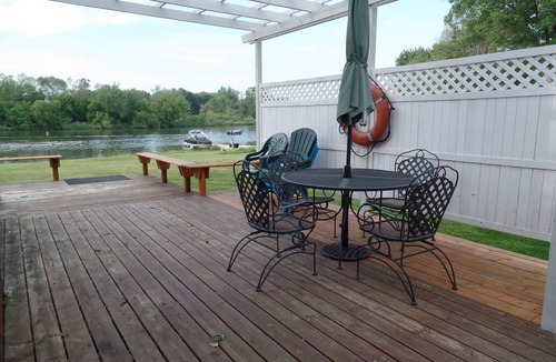 Grand Haven House | Grand River Retreat with Boat Dock