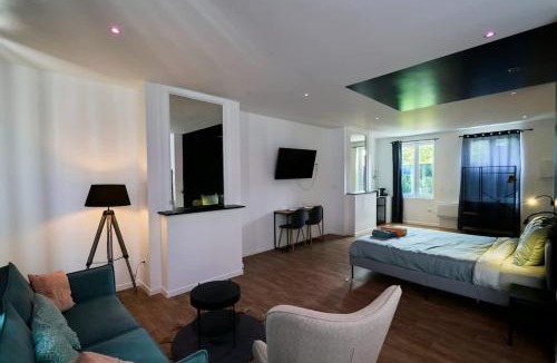 Tourcoing Hotel | Grand studio avec Balneo proche gare