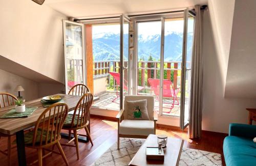 Ax-les-Thermes Apartment | Grand Studio cabine avec vue panoramique