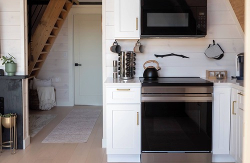 Thomaston Cabin | Granite Meadows: Modern A-Frame with Hot Tub