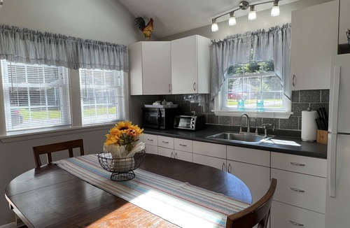 Maryland House | Grassy Waters- Charming cottage on Goodyear Lake, fire pit