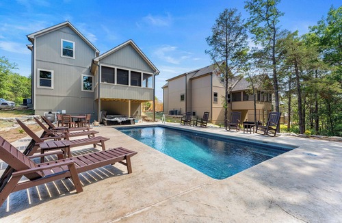 Hollister House | Gray Wolf Lodge-Private Saltwater Pool, Hot Tub