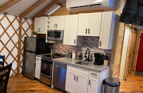 Logan Cabin | Gray Yurt in Hocking
