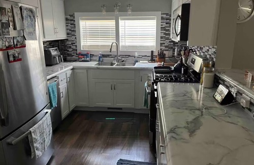 Elkhart County House | Great for short visits or extended stays.