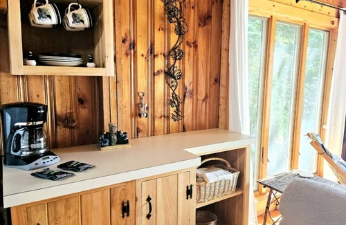 Belgrade Cabin | Great Pond Getaway|Lakefront|Dock|Sunset Views
