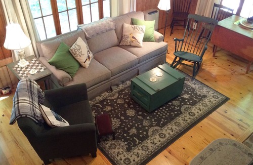 Belgrade Cabin | Great Pond- Rustic, charming Log Cabin