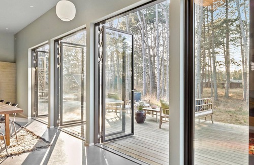 Sjllands Odde House | Great stylish cottage with Finnish wooden bath and sauna.