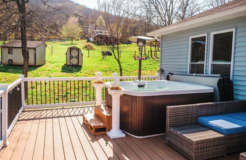 Front Royal House | Greek Spa on private acreage! Stonefire pizza oven