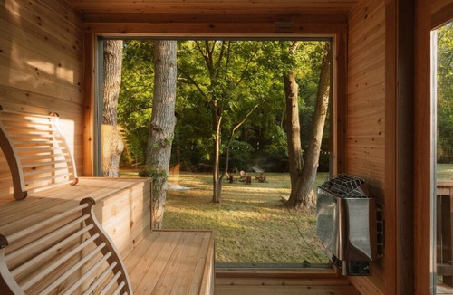 Manlius House | Green Lakes Streamside Escape: Sauna & Hot Tub