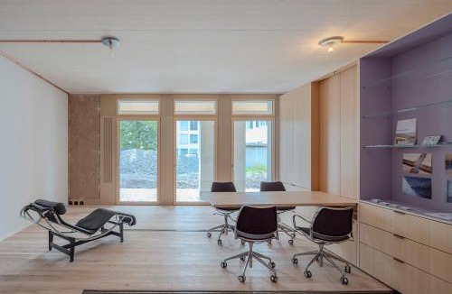Widnau House | Green studio inside Europes largest hemp building, made by openly