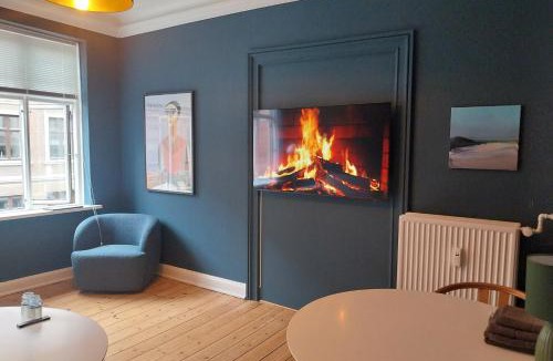 Aalborg Midtby Bed & Breakfast | Greenbrook - Blue Lounge