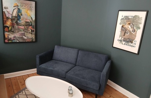 Aalborg Midtby Apartment | Greenbrook Blue Lounge