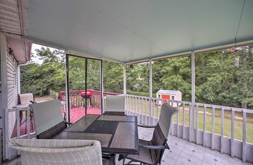 Greenville House | Greenville Cottage with Private Backyard and Deck
