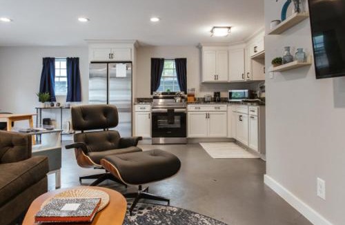Athens House | Greenway Garage with Firepit