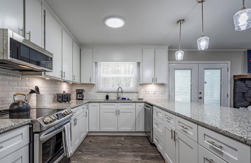 Addison Heights House | Grey Ranch 3BR - Near Parks & Dining!