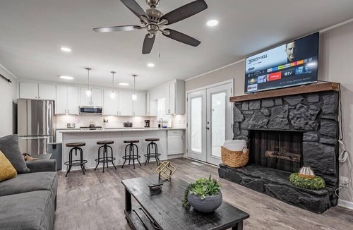 Addison Heights House | Grey Ranch 3BR - Near Parks & Dining!