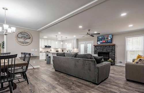 Addison Heights House | Grey Ranch 3BR - Near Parks & Dining!