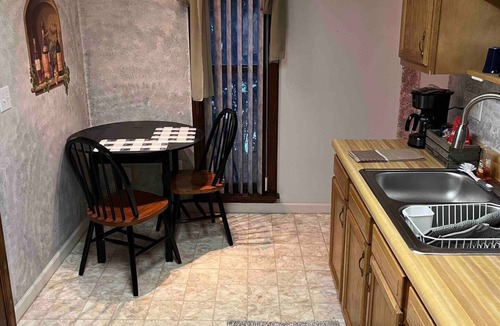 Ligonier Apartment | Ground unit of our Boutique Hotel. Enjoy the only unit with a full kitchen!