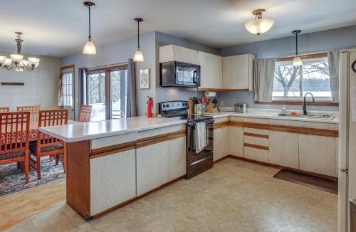 Waupaca House | Group Friendly! Riverfront Waupaca Retreat with Yard