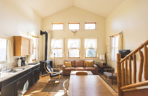 Grand Rapids Cabin | Group Getaway on a Private Peninsula