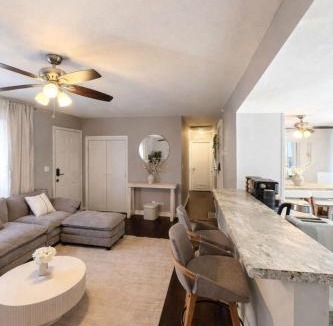 Kansas City House | Group Getaway Sleeps 7 Grill Fire Pit