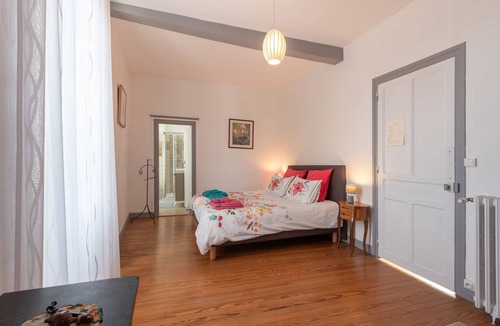 Lagarde Bed & Breakfast | Guest Room 'Chambre Mathilde and Suite' with Mountain View
