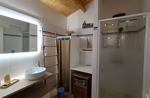 La Bree-les-Bains Bed & Breakfast | Guest Room - La Barjuline-The Studio for 4 Guests with Shared Pool