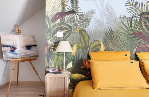 Tavant Bed & Breakfast | Guest Room “Terracotta” with Shared Terrace, Shared Garden, and Wi-Fi