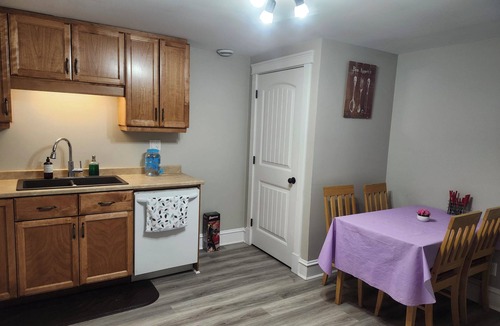 Fredericton House | Guest Suite—Pool Table, Full Kitchen, Deck