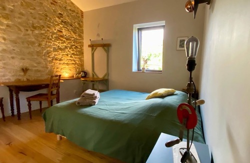 Verjon Bed & Breakfast | Guestroom in an ancient barn