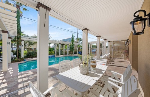 Kiska Beach House | Gulf View Luxe Private Heated Pool Luxe Chefs Kitchen